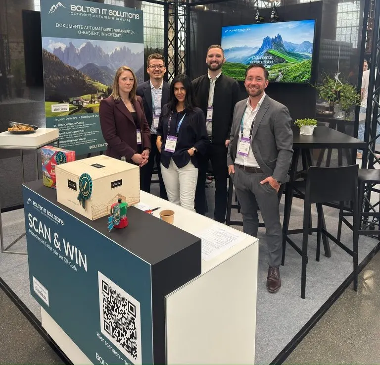 Das Team der Bolten IT Solutions GmbH am Messestand